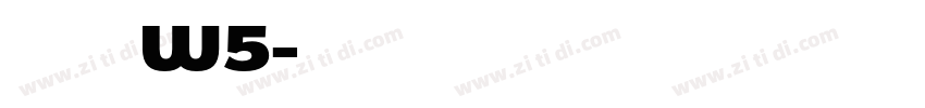 腾祥瀛宋简 W5字体转换